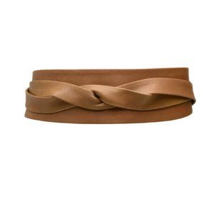 ADA Collection Wrap Leather Belt - Tan